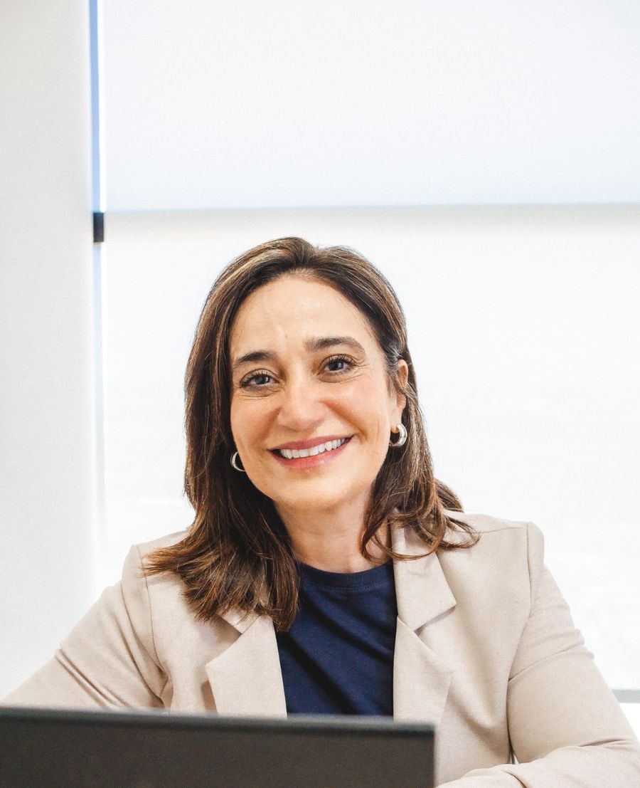 Raquel Pozo, psicóloga, em contexto profissional